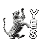 虎応援！かっこいい白虎！3Dリアル（個別スタンプ：13）