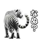 虎応援！かっこいい白虎！3Dリアル（個別スタンプ：30）
