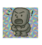 モアイきら雷面爆神記@SFW（個別スタンプ：16）