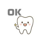 歯のかわいいスタンプ 虫歯予防 teeth（個別スタンプ：2）