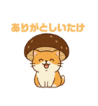しいたけキャット（個別スタンプ：7）