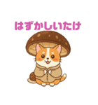 しいたけキャット（個別スタンプ：12）