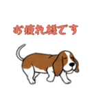 [お疲れ様です専用]バセットハウンド（個別スタンプ：2）