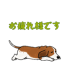 [お疲れ様です専用]バセットハウンド（個別スタンプ：9）