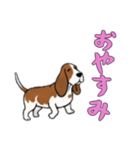 [おやすみなさい専用]バセットハウンド（個別スタンプ：8）