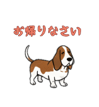 [お帰りなさい専用]バセットハウンド（個別スタンプ：3）