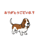 [ありがとう専用]バセットハウンド（個別スタンプ：5）