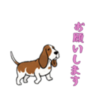 [お願いします専用]バセットハウンド（個別スタンプ：13）
