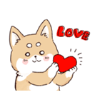 気持ちが伝わりやすい柴犬（個別スタンプ：8）