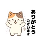 三毛猫のゆるかわお正月あそび（個別スタンプ：19）