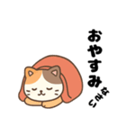 三毛猫のゆるかわお正月あそび（個別スタンプ：23）