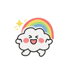 もこもこ雲っこ（個別スタンプ：2）