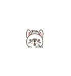 超ちいさいフレブル(ホワイト)（個別スタンプ：32）