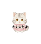 使いやすいアメリカンショートヘア（個別スタンプ：9）