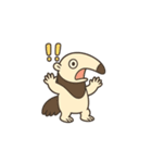 アリ好きアリクイくん（個別スタンプ：4）