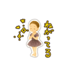 カジュアルで気軽なバレリーナ（個別スタンプ：31）
