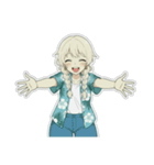 アロハお姉さん（個別スタンプ：4）