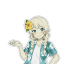 アロハお姉さん（個別スタンプ：6）