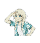 アロハお姉さん（個別スタンプ：10）