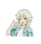アロハお姉さん（個別スタンプ：11）