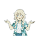 アロハお姉さん（個別スタンプ：25）