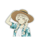 アロハお姉さん（個別スタンプ：32）