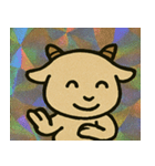 やぎきらモフ角アタッカー@SFW（個別スタンプ：3）