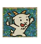 ヤギぴか知恵角アタック団@SFW（個別スタンプ：7）
