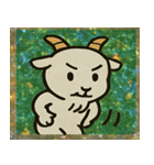 ヤギぴか知恵角アタック団@SFW（個別スタンプ：14）