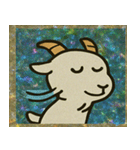ヤギぴか知恵角アタック団@SFW（個別スタンプ：25）