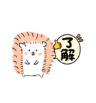 しゃべるハリネズミ（個別スタンプ：2）