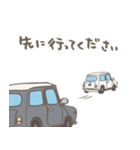 ゆるゆるクラシックカー(grey)（個別スタンプ：2）