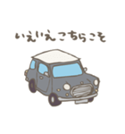 ゆるゆるクラシックカー(grey)（個別スタンプ：18）