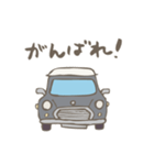 ゆるゆるクラシックカー(grey)（個別スタンプ：25）
