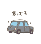 ゆるゆるクラシックカー(grey)（個別スタンプ：31）