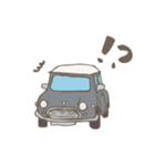 ゆるゆるクラシックカー(grey)（個別スタンプ：40）