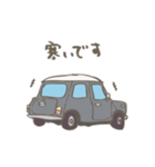 ゆるゆるクラシックカー(grey/線あり)（個別スタンプ：31）