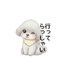 ふわふわトイプードル グレー（日常会話）（個別スタンプ：8）