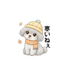 ふわふわトイプードル グレー（日常会話）（個別スタンプ：29）