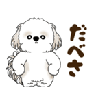 シーズー犬 2025 「北海道弁」（個別スタンプ：16）