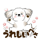 シーズー犬 2025 「北海道弁」（個別スタンプ：28）