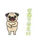 [お帰りなさい専用]パグパグ（個別スタンプ：9）