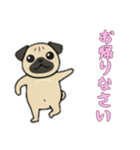 [お帰りなさい専用]パグパグ（個別スタンプ：13）