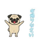 [お帰りなさい専用]パグパグ（個別スタンプ：16）