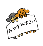 したっぱ可愛いやんすダックス（個別スタンプ：8）