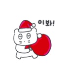 クリスマス、そしてベベニャン(韓国語)（個別スタンプ：3）