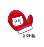 クリスマス、そしてベベニャン(韓国語)（個別スタンプ：6）