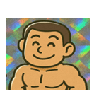 ギラマッスル爆筋無双録@SFW（個別スタンプ：7）