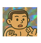ギラマッスル爆筋無双録@SFW（個別スタンプ：19）