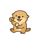 ラッコとヒトデのビーチ日和（個別スタンプ：2）